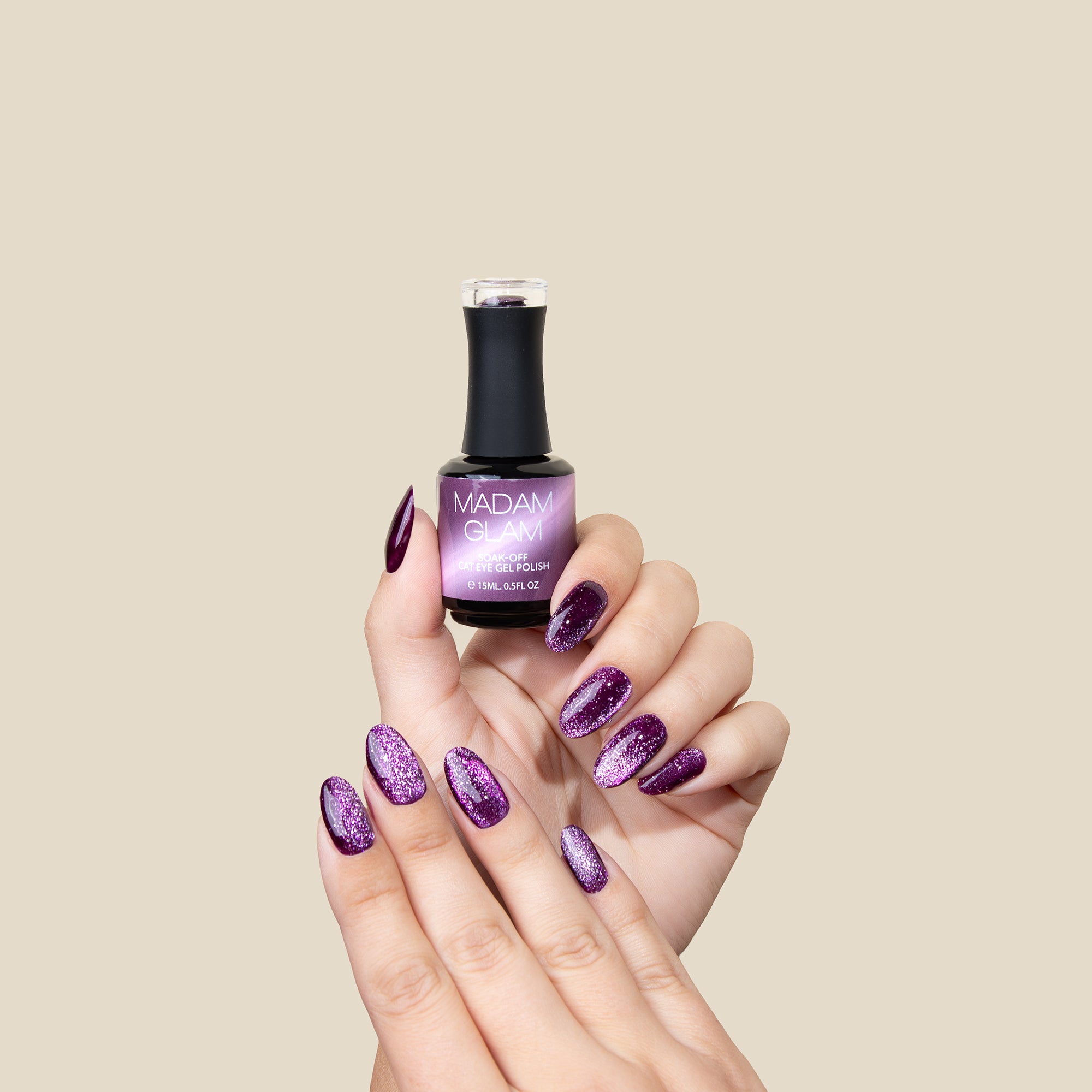 Hocus Plum - Purple | Soak Off Gel Nail Polish | HEMA-Free | Vegan