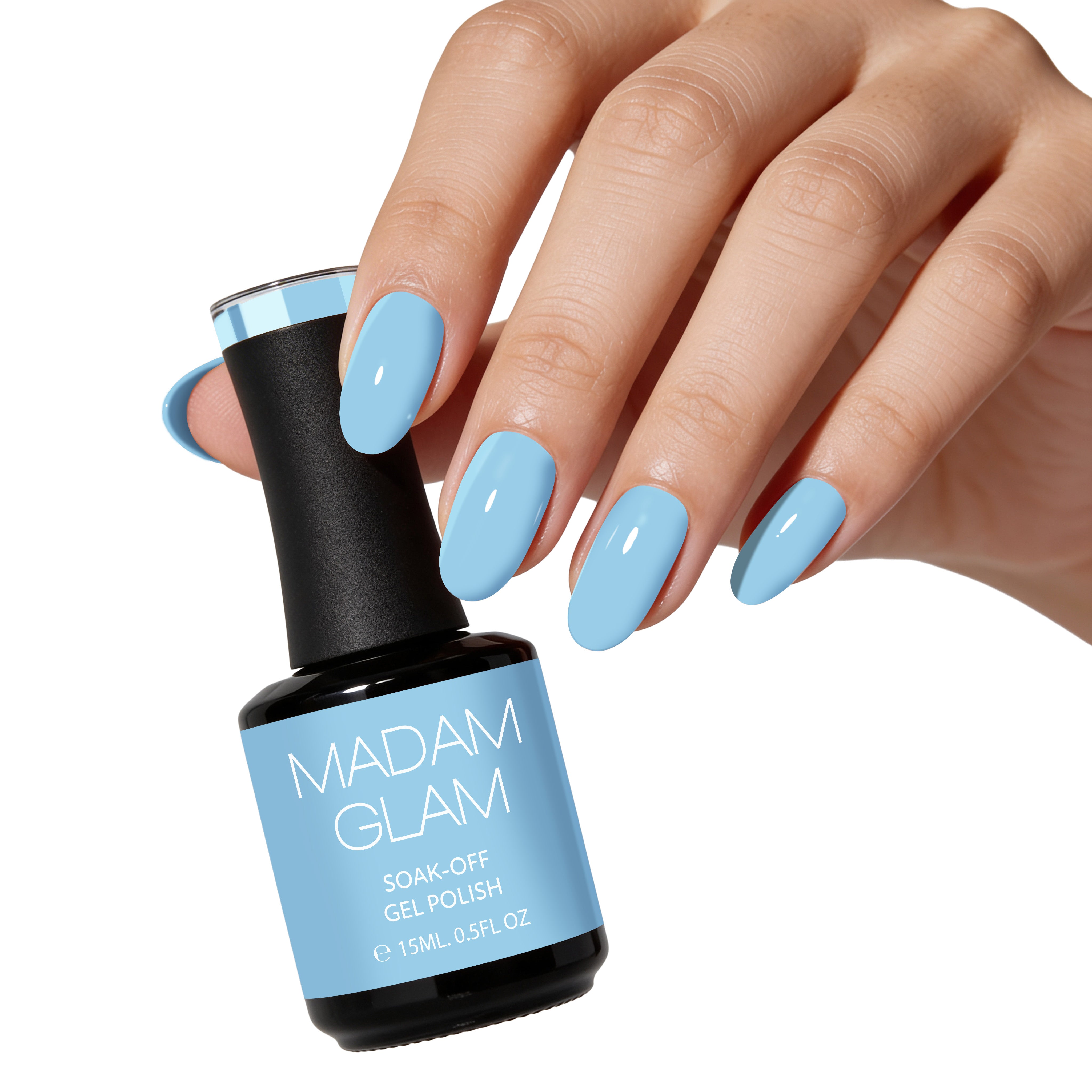 Baby Blue - Blue | Soak Off Gel Nail Polish | HEMA-Free | Vegan 
