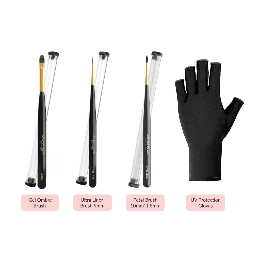 Nail Art Brush Bundle | Madam Glam