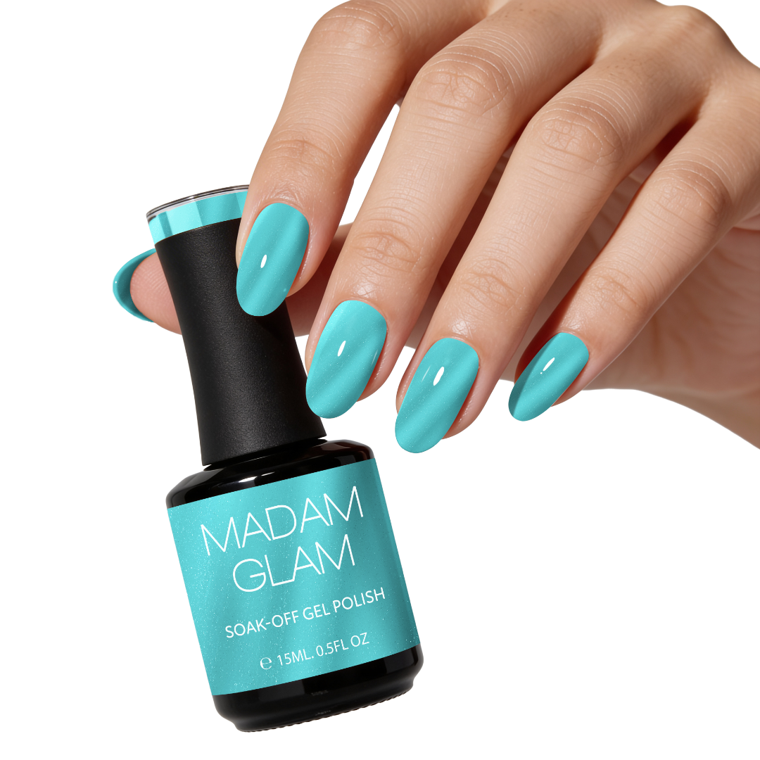 April Mist - Turquoise | Soak Off Gel Nail Polish | HEMA-Free