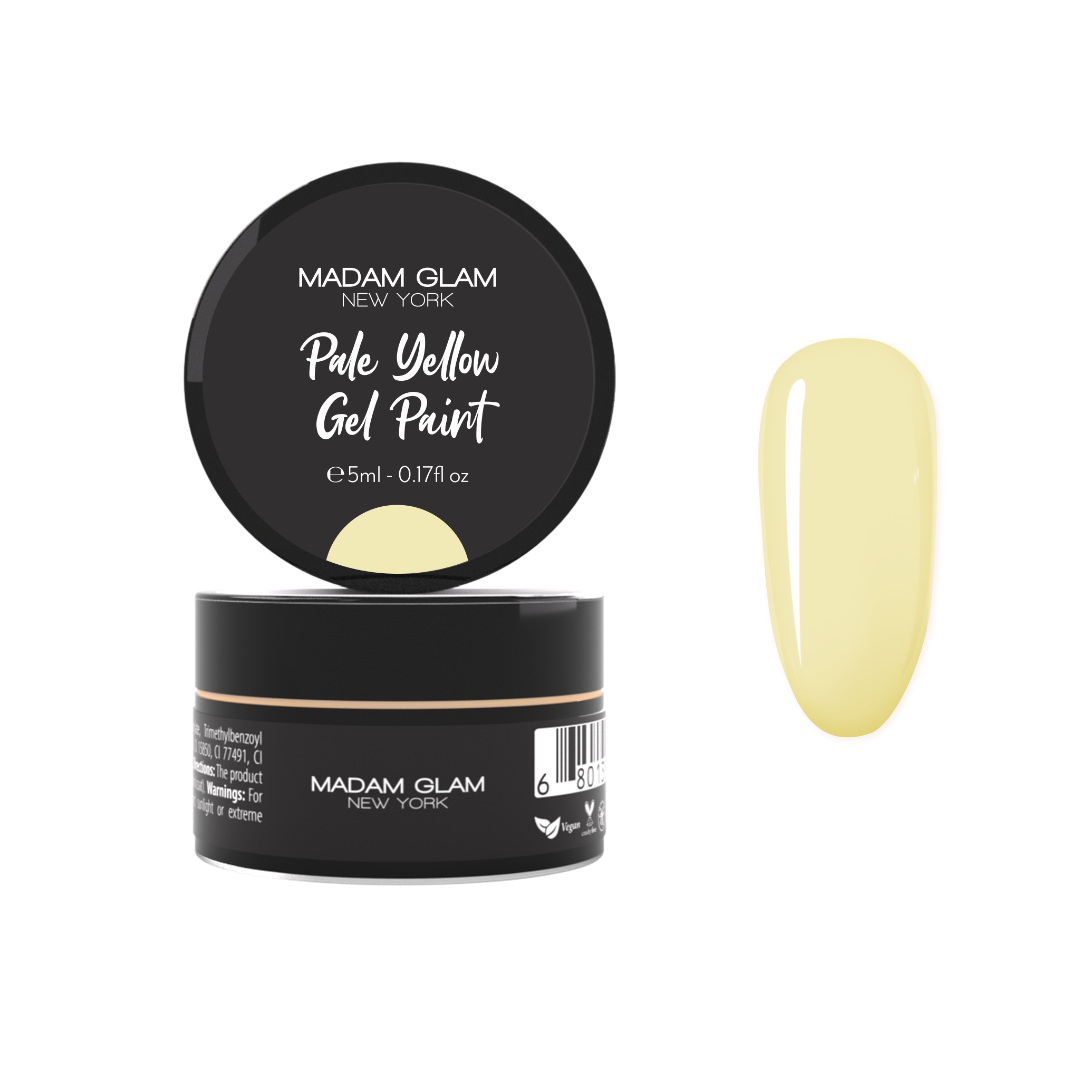 Pale Yellow Gel Paint | Madam Glam