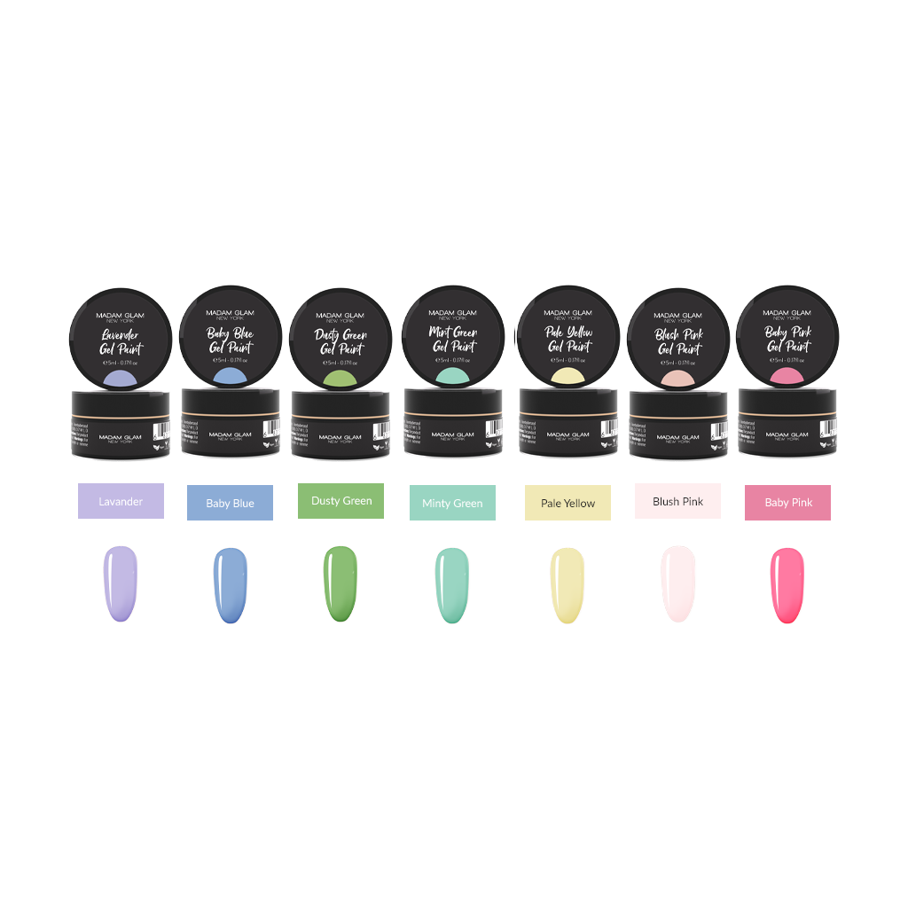 Pastel Art Gel Paints Bundle | Madam Glam