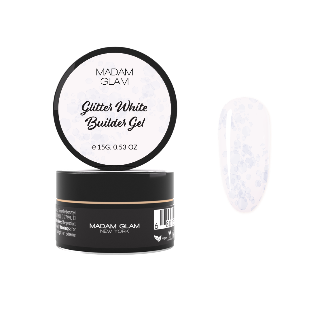 Glitter White | Madam Glam