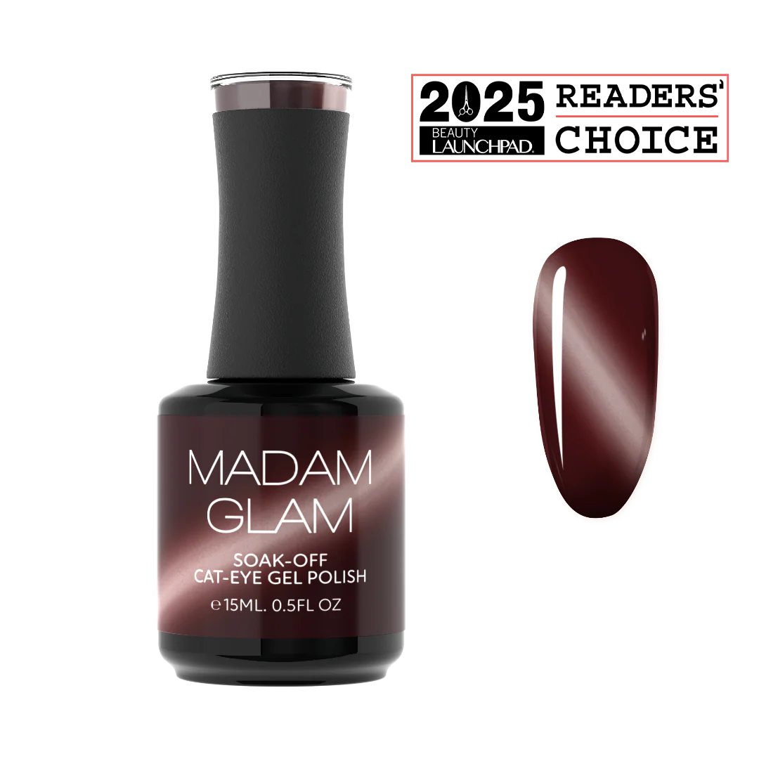 Cherry Mocha - Red | Cat-Eye Soak Off Gel Nail Polish | HEMA-Free