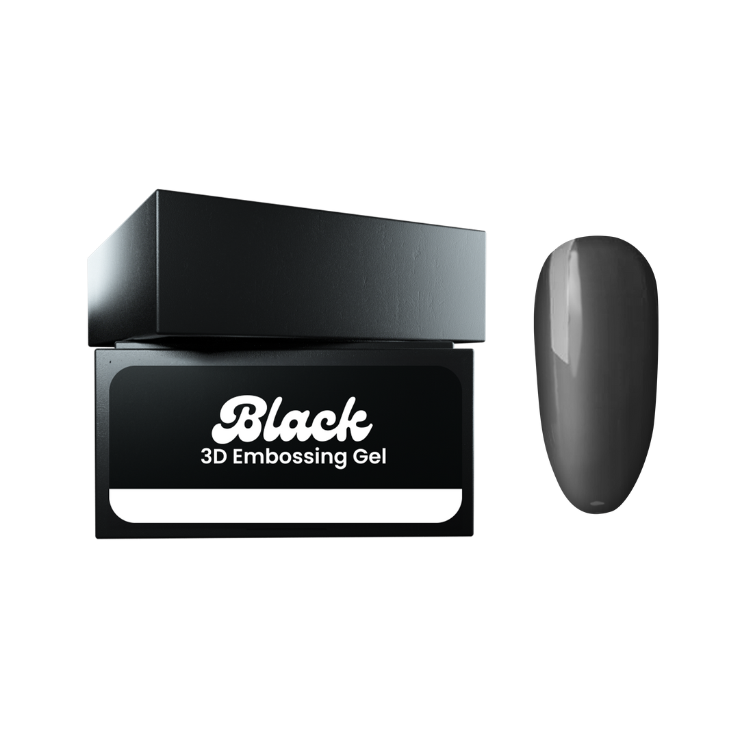 Black 3D Embossing Gel | Madam Glam