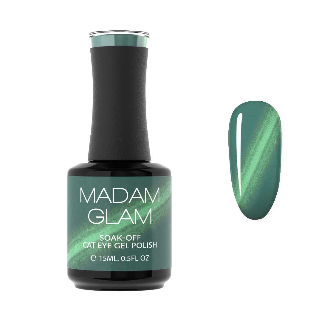 Madam_Glam_Super_Cat_Eye_Gel_Polish_Velvet_Nails_Minty_Emerald_Green