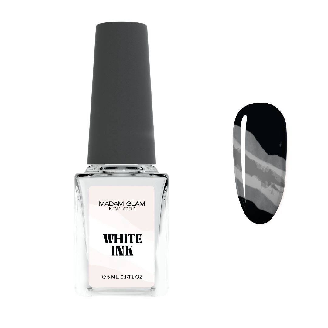 White Nail Art Ink | Madam Glam