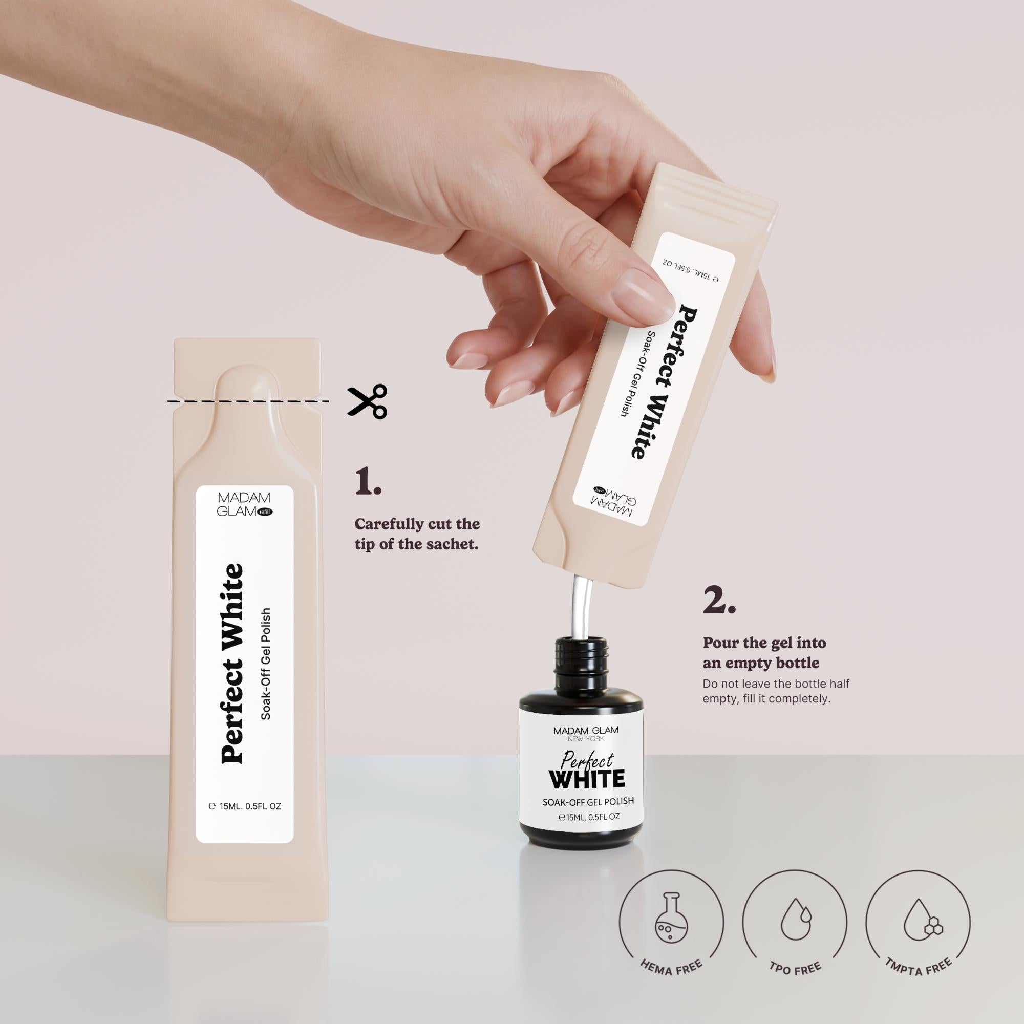 Perfect White - Refill sachet | Madam Glam