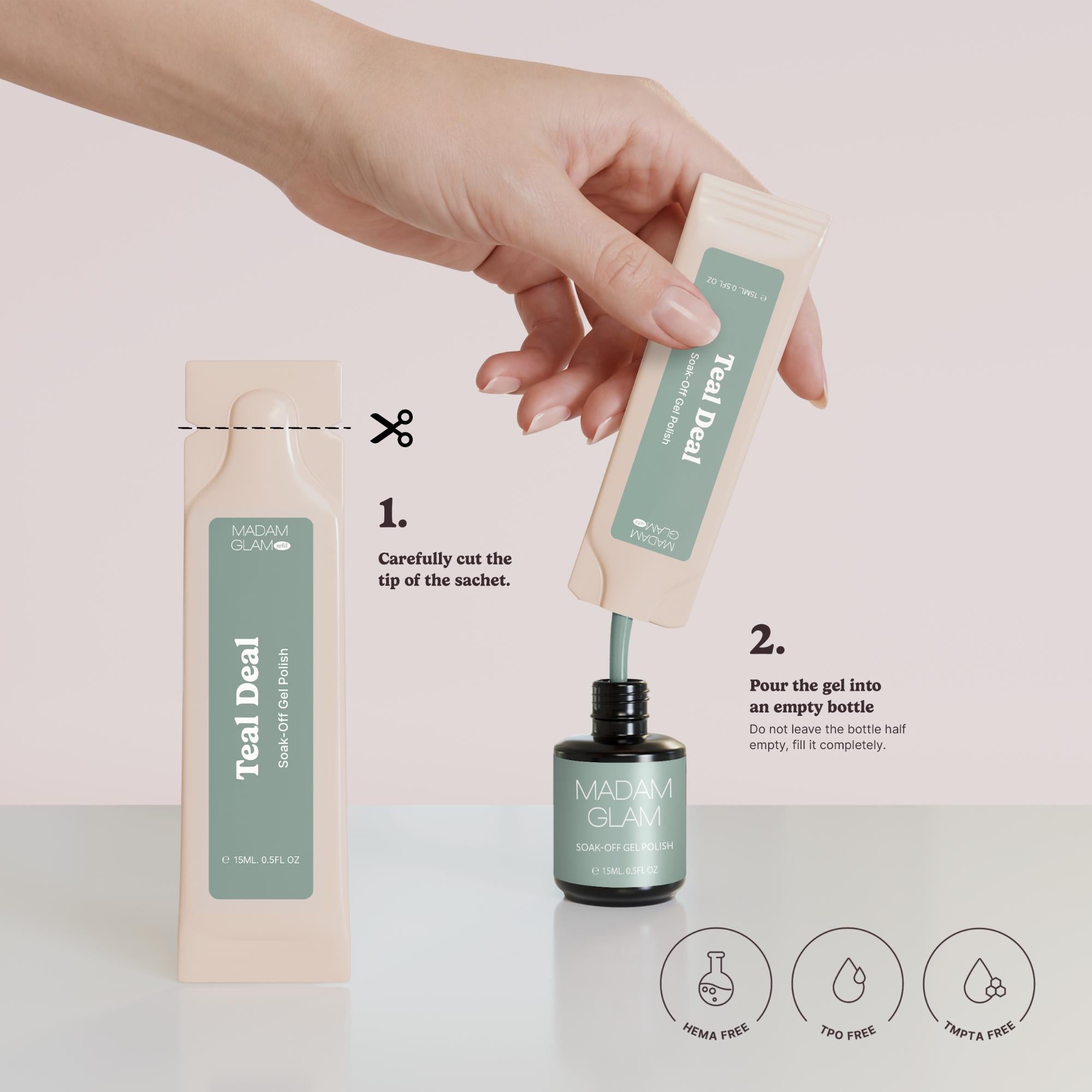 Teal Deal - Refill sachet | Madam Glam