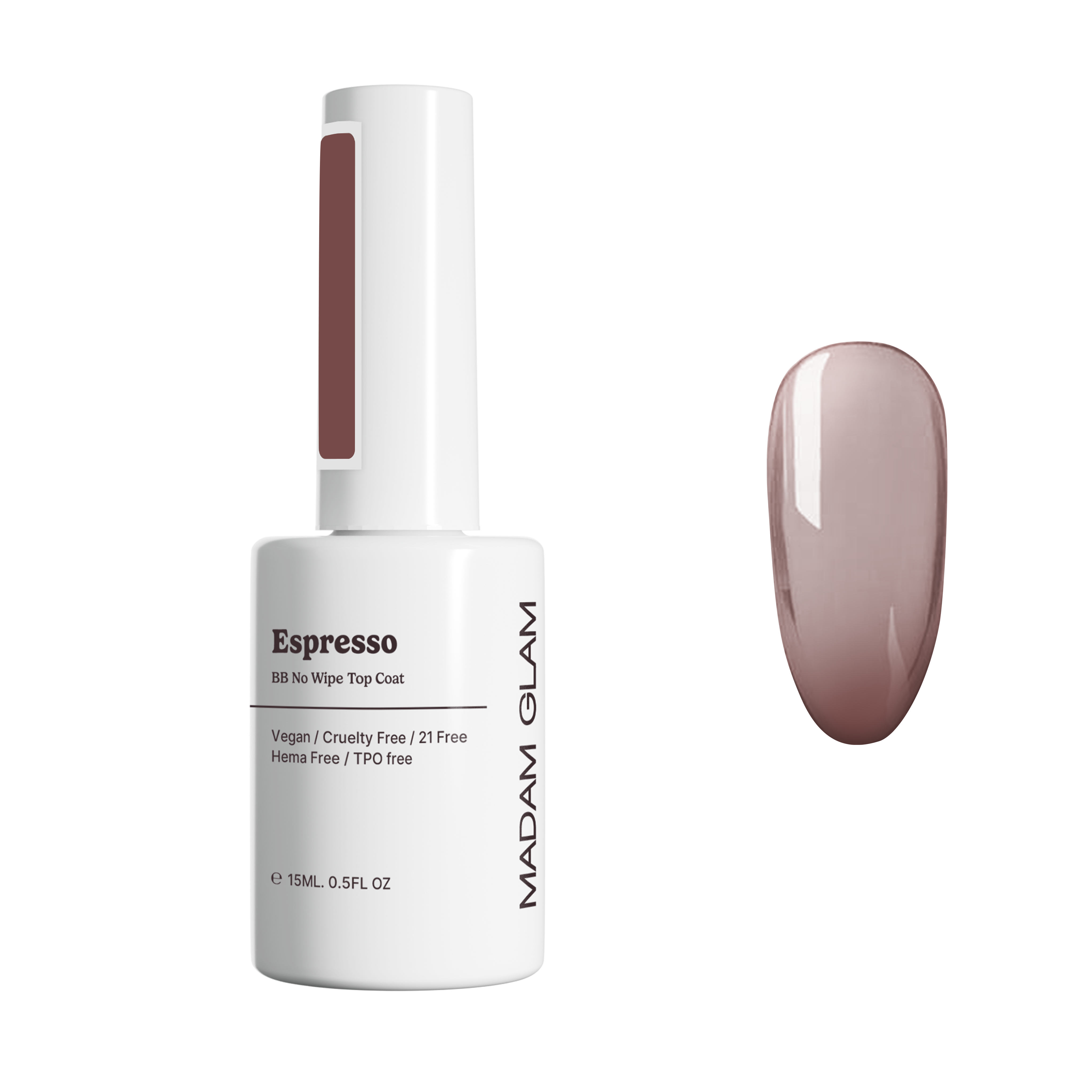 Espresso BB No Wipe Top Coat – Madam Glam