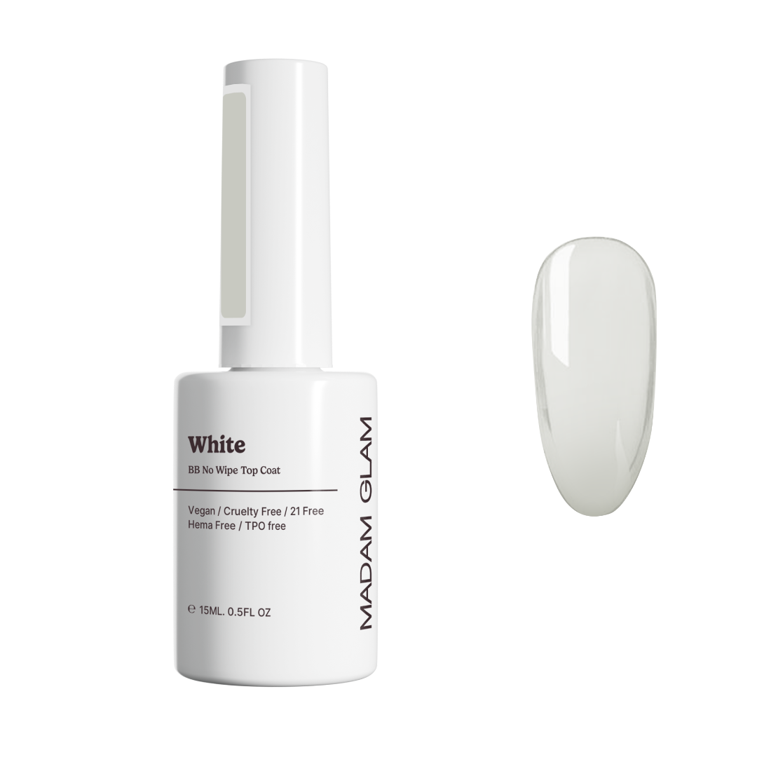White BB No Wipe Top Coat – Madam Glam