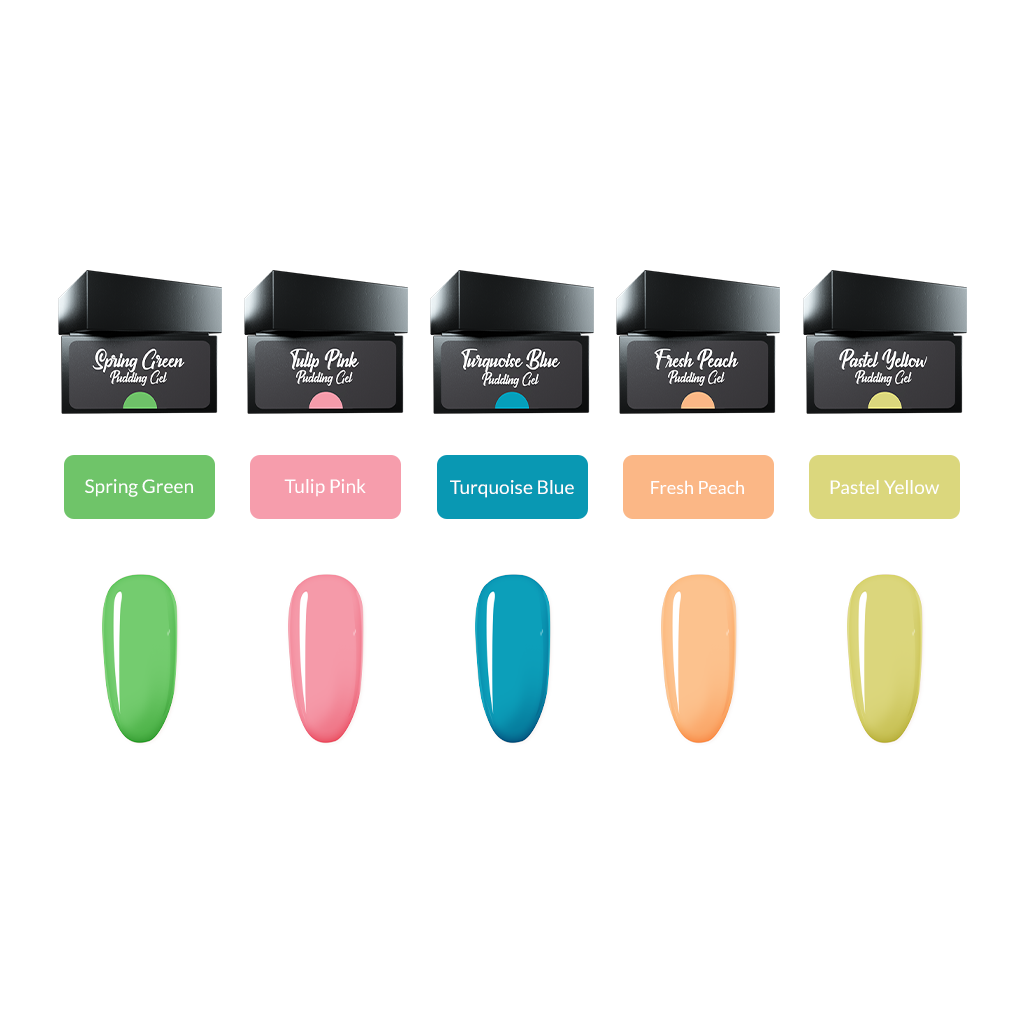 Pudding Gels Bundle Soak Off Pudding Gel Gel Nail Polish HEMA