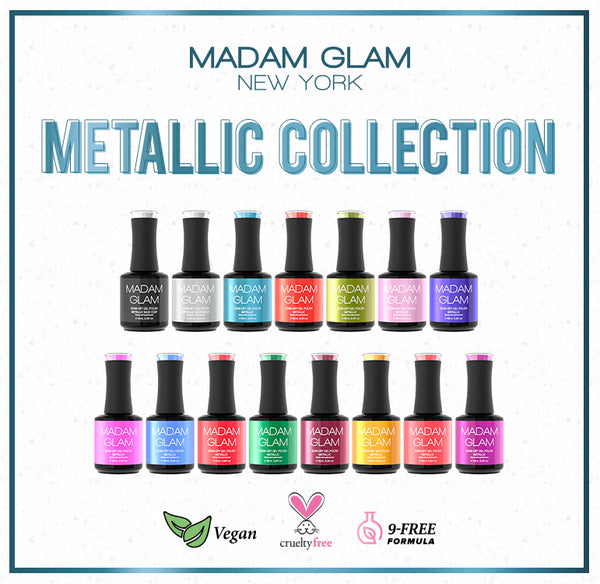Metal-Dipped Nails for a Glamorous Fall