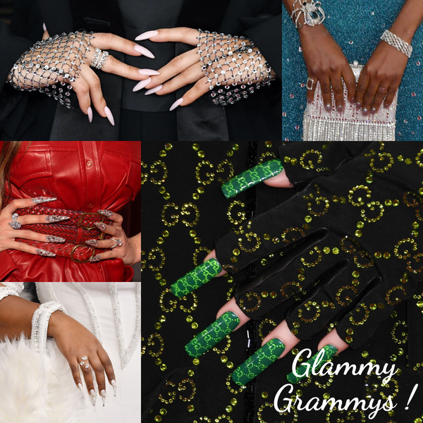 Ultra-Bold Nails spotted at Grammys