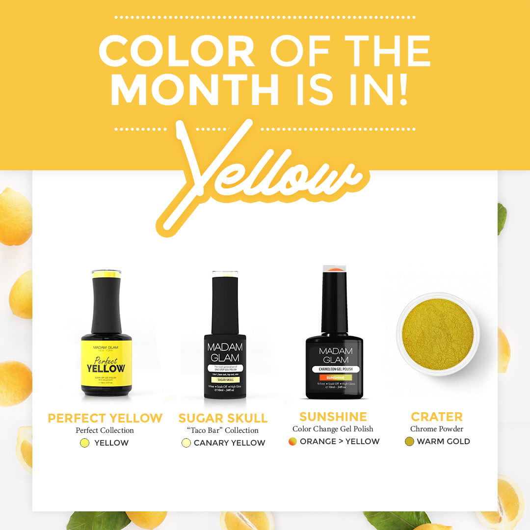 What goes well with "sun" & "fun"? YELLOW!