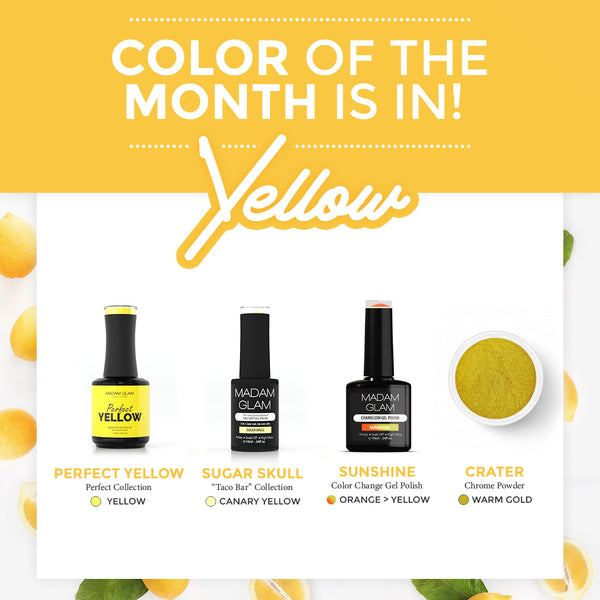 What goes well with "sun" & "fun"? YELLOW!