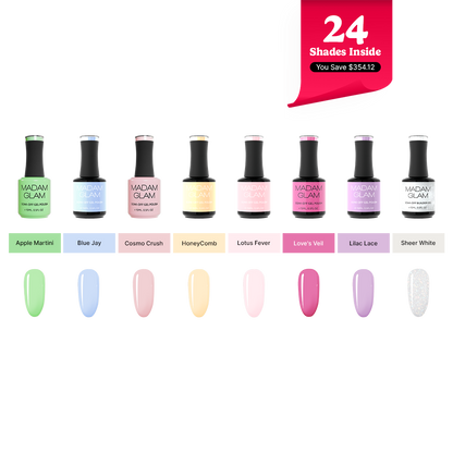 Bundle Rush - 23 Gels | Madam Glam