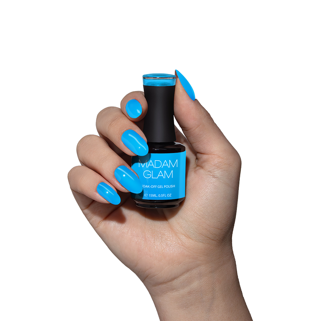 Blue Capri | Soak Off Gel Nail Polish | HEMA-Free | Vegan | Madam Glam