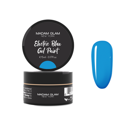 Electric Blue Gel Paint