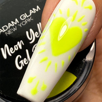 Neon Yellow Gel Paint | Madam Glam
