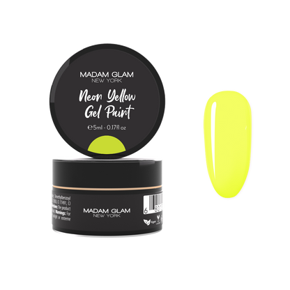 Neon Yellow Gel Paint