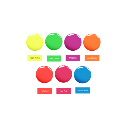 Neon Art Gel Paints Bundle | Madam Glam