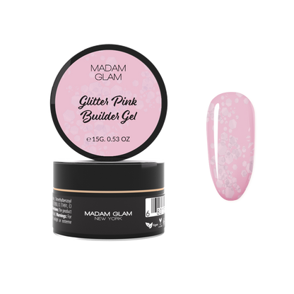Madam_Glam_Builder_Gel_Pink_in_jar_with_flakes