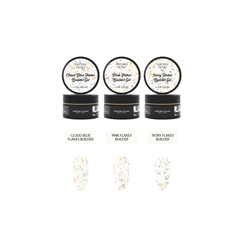 Builder in Jars with Flakes | Madam Glam