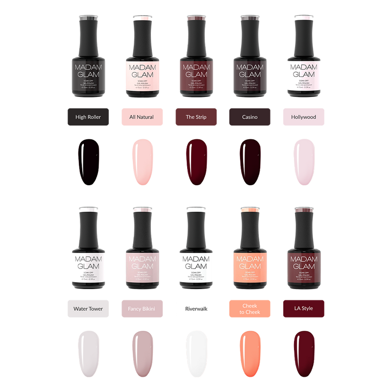 Red & Pink Creme Gel Bundle | Madam Glam
