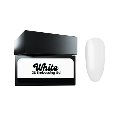 White 3D Embossing Gel | Madam Glam