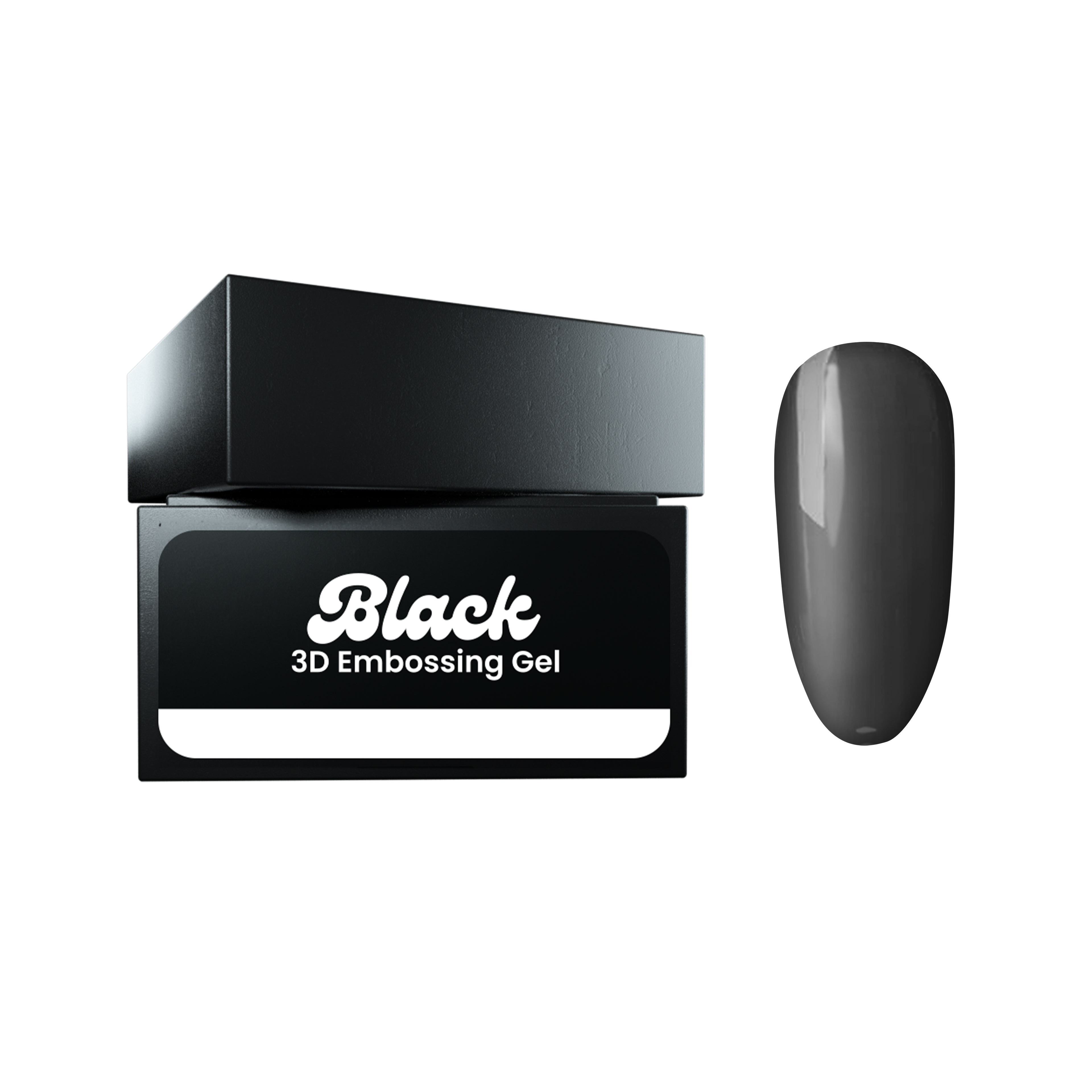 Black 3D Embossing Gel | Madam Glam