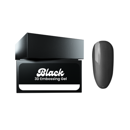 Black 3D Embossing Gel | Madam Glam