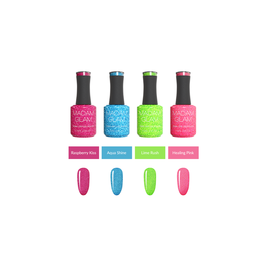 Neon Wave Glittery Bundle | Madam Glam