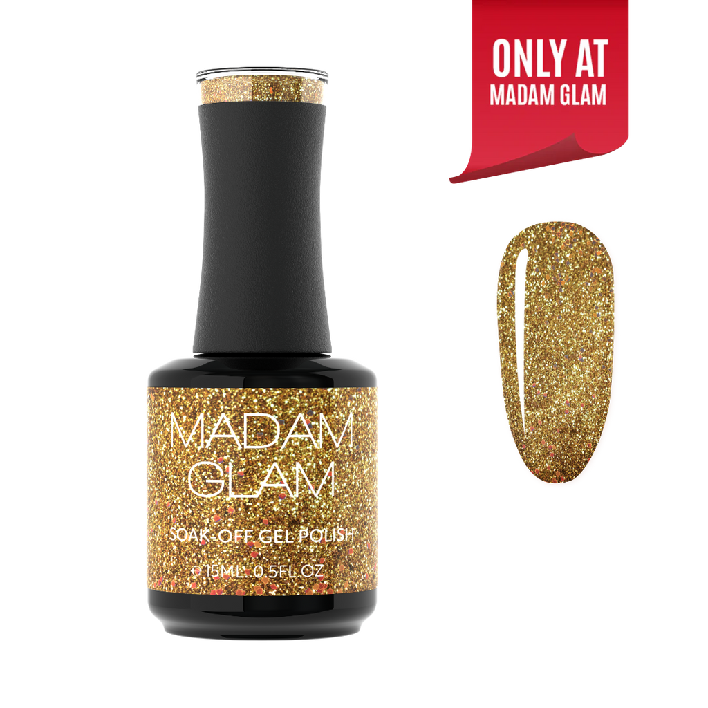 Santa's Treasure - Gold | Soak Off Gel Nail Polish | HEMA-Free