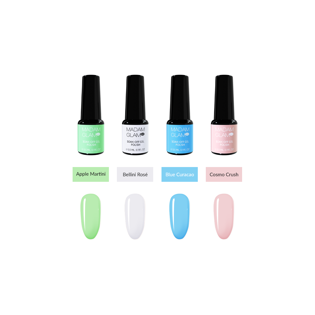 MINI Gels Bundle - Pastel Edition | Madam Glam
