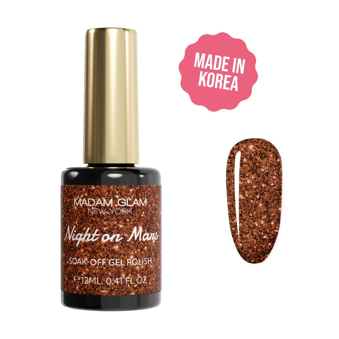 Madam_Glam_Night_On_Mars_Korean_Brown_Glitter_Soak_off_Gel