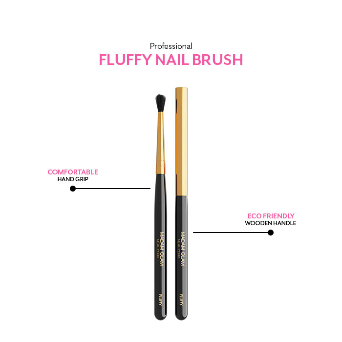Professional Fluffy Nail Brush | Madam Glam