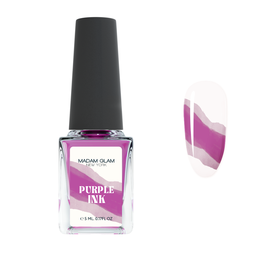 Purple Nail Art Ink | Madam Glam