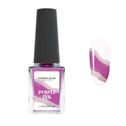Purple Nail Art Ink | Madam Glam