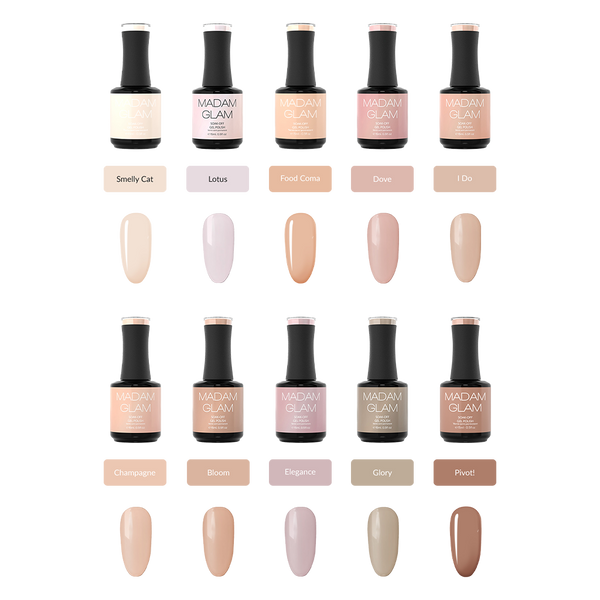 Sheer Nude Gels Bundle | Madam Glam