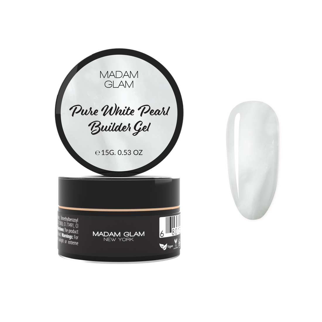 Pure White Pearl | Madam Glam