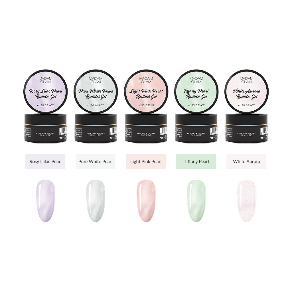 Pearlescent Builder Gels