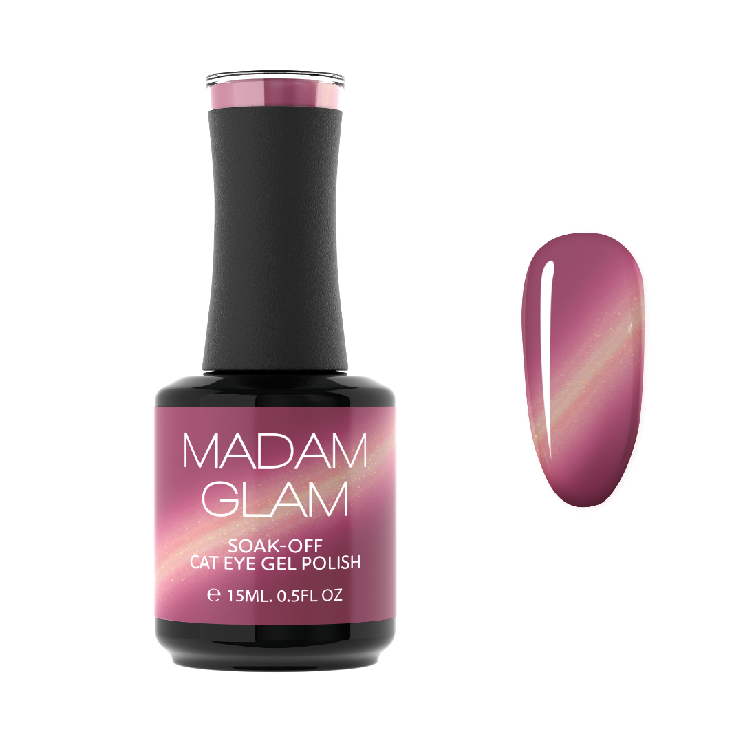 Madam_Glam_Soak_Off_Gel_Cat_Eye_Purple_Golden_Leaves