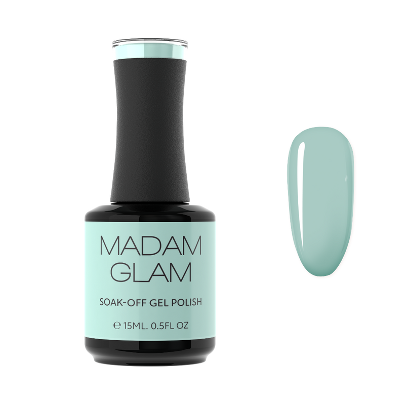 Soak-Off Glittery Grey Gel - Glimpse of Light - Madam Glam