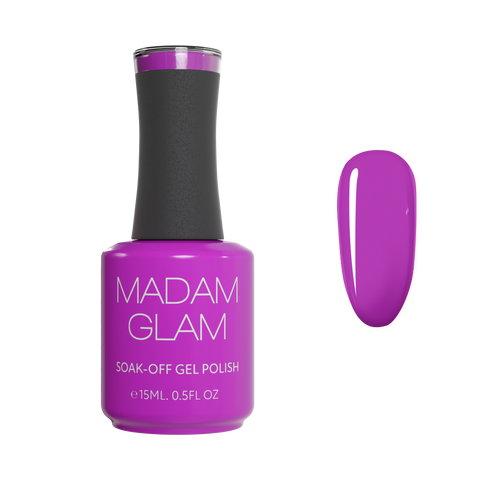 Purple Buzz - Neon Purple | Soak Off Gel Nail Polish | HEMA-Free