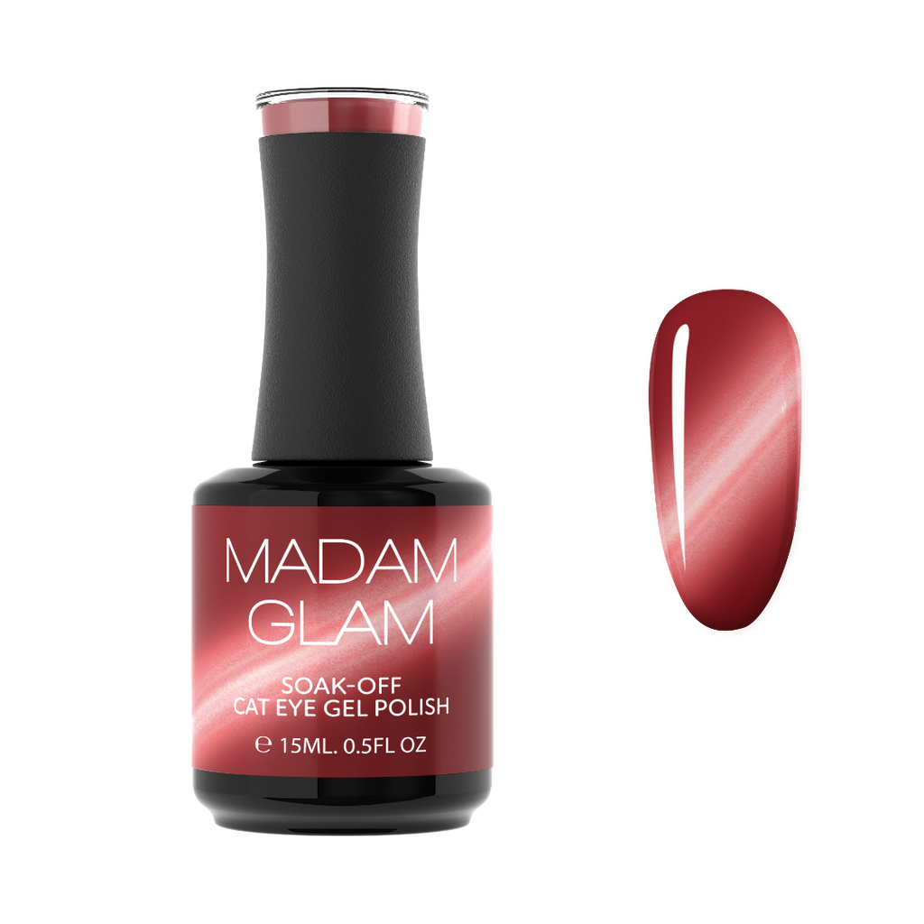 Ruby Thorns - Red | Soak Off Cat Eye Gel Nail Polish | HEMA-Free