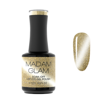 Madam_Glam_Soak_Off_Gels_Bedazzle_Gold_Holographic_Cat_Eye
