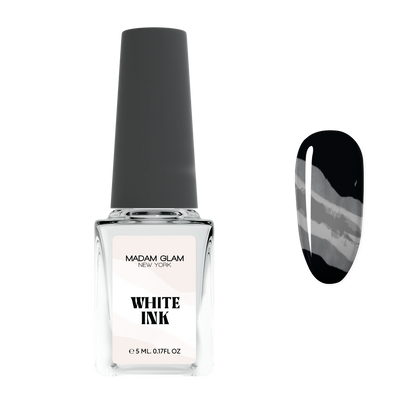 White Nail Art Ink | Madam Glam