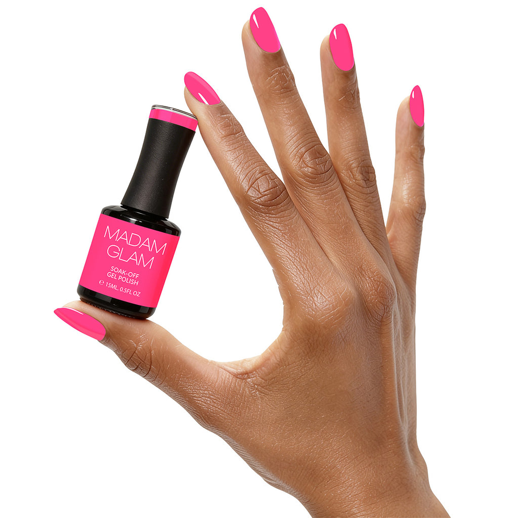 OMG Pink | Soak Off Gel Nail Polish | HEMA-Free | Vegan | Madam Glam