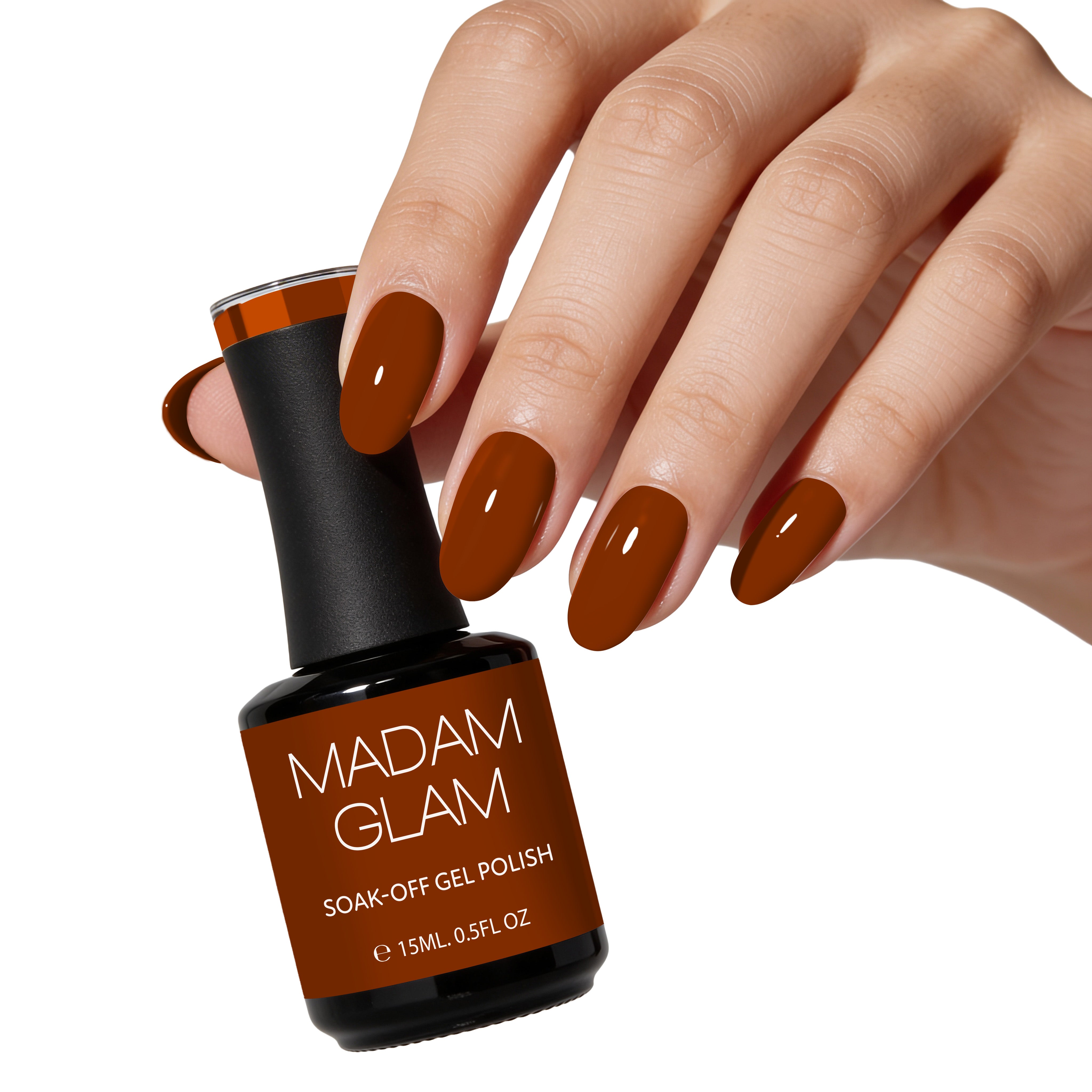 Spiced Cinnamon - Brown | Scented Soak Off Gel | Soak Off Gel Nail